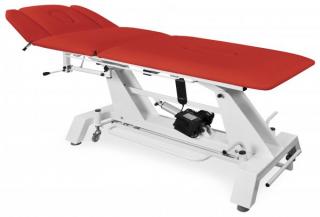 Rehabilitačné masážne ležadlo KSR F H hydraulické Barva č.: 13. Červená