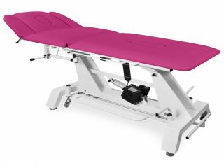 Rehabilitačné masážne ležadlo KSR F H hydraulické Barva č.: 23. Ružová