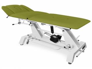 Rehabilitačné masážne ležadlo KSR F H hydraulické Barva č.: 25. Zelenkavá