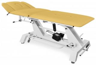 Rehabilitačné masážne ležadlo KSR F H hydraulické Barva č.: 8. Tmavo žltá