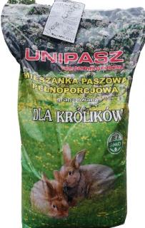 UNIPASZ - granule  králik výkrm 20kg bez GMO (Krmivá pre hospodárske zvieratá)