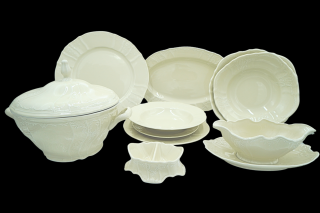 BERNADOTTE Ivory, Jedálenská súprava 25 dielov, Ivory, Thun