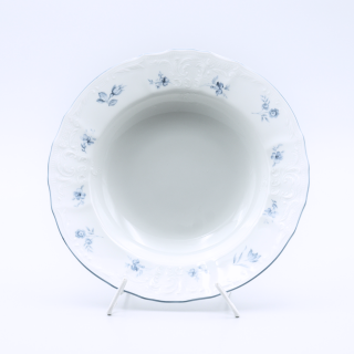 BERNADOTTE modrá kvietka, Tanier hlboký 23 cm, Thun