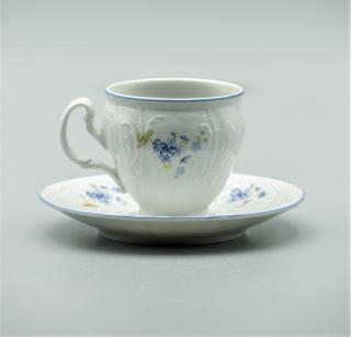 BERNADOTTE nezábudky, Šálok s tanierikom ESPRESSO 90 ml, Thun