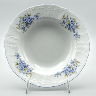 BERNADOTTE nezábudky, Tanier hlboký 23 cm, Thun