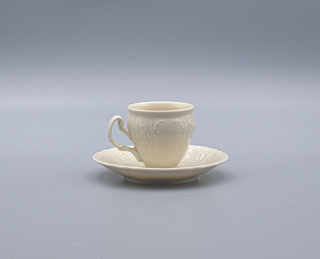 BERNADOTTE, Šálka s tanierikom espresso 90 ml, ivory, Thun