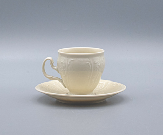 BERNADOTTE, Šálka s tanierikom kávový 170 ml, ivory, Thun