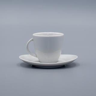 LOOS, Šálok s tanierikom ESPRESSO 90 ml, biela, Thun