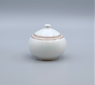 OPAL svadobná hnedá, Cukornička 200 ml, čipka, Thun