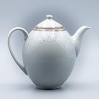 OPAL svadobná hnedá, Kanvica kávová 1 200 ml, čipka, Thun