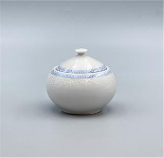 OPAL svadobná modrá, Cukornička 200 ml, čipka, Thun