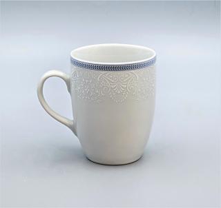 OPAL svadobná modrá, Hrnček EVA 300 ml, čipka, Thun