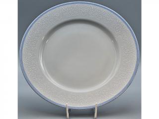 OPAL svadobná modrá, Misa plytká NINA 30 cm, čipka, Thun