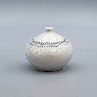 OPAL svadobná šedá, Cukornička 200 ml, čipka, Thun