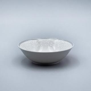 OPAL svadobná šedá, Misa kompótová Angelika 25 cm, čipka, Thun