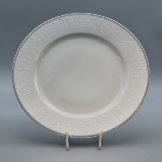 OPAL svadobná šedá, Misa plytká NINA 30 cm, čipka, Thun
