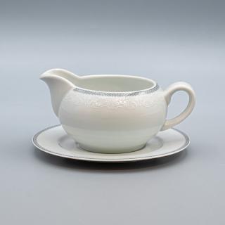 OPAL svadobná šedá, Omačnik 400 ml, čipka, Thun