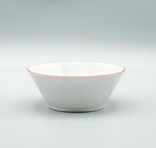 TOM červená linka, Misa kompótová 16 cm, Thun
