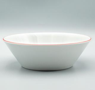 TOM červená linka, Misa kompótová 24 cm, Thun