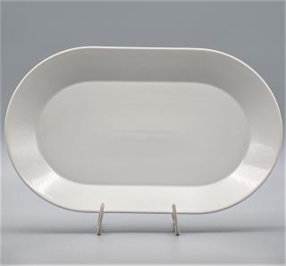 TOM PRAPOR, Misa oválna 38 cm, biela, Thun