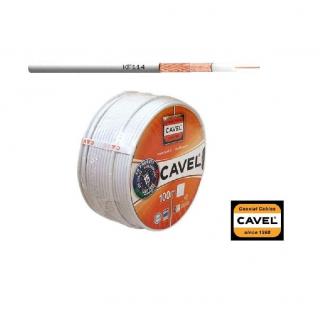 Koaxiálny kábel KF114 CAVEL 100m cievka, celomedenný