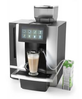 Automatický kávovar s dotykovým displejom, HENDI, Strieborná, 230V/2700W, 390x511x(H)582mm
