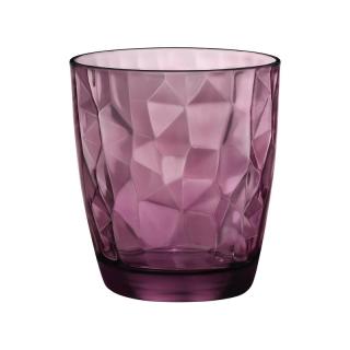 Bormioli Rocco | Sklenice na vodu, Diamond, fialová, objem - 305 ml