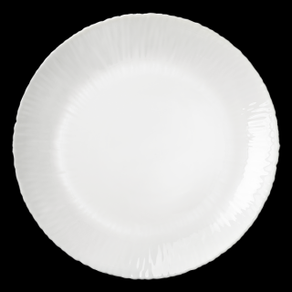 Bormioli Rocco | Talíř mělký bílý, Coconut, pr. 27,5 cm (Talíř bílý mělký, opálové sklo, pr. 275 mm)