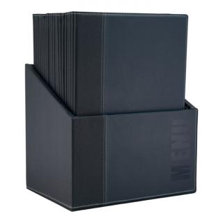 Box s jídelními lístky TRENDY,modrá (20 ks)