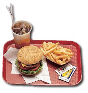 CAMBRO | Podnos, tác Fast Food, 30x41cm, barva - červená (CAMBRO Podnos Fast Food - 30 x 41 cm)