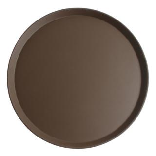 Camtread podnos protišmykový guľatý pr. 45 cm, hnedá
