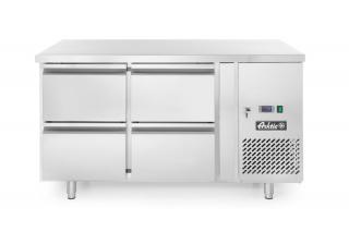 Chladiaci stôl Profi Line 2-dverový, s bočným agregátom, línia 700, Arktic, Profi Line, 230V/250W, 1360x700x(H)858mm
