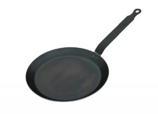 de Buyer Panvica na palacinky - modrá oceľ 24 cm | D-5303-24