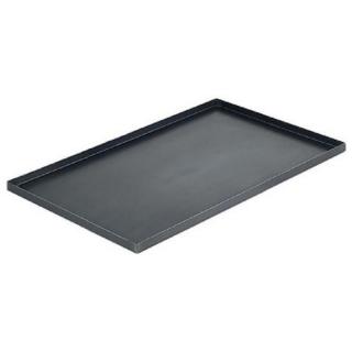 De Buyer | Plech na pečení, černá ocel 530 x 325 x 10 mm, kolmý okraj (Plech na pečení GN 1/1, výška 1 cm)