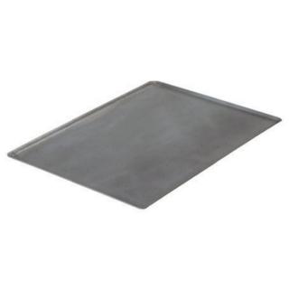De Buyer | Plech na pečení, černá ocel 530 x 325 x 10 mm, šikmý okraj (Plech na pečení GN 1/1, výška 1 cm, šikmý okraj)