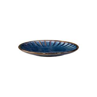 Deep blue tanier plytký pr. 20,5 cm