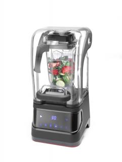 Digitálny tyčový mixér so zvukovým krytom, HENDI, 2,5L, Čierna, 220-240V/1680W, 250x300x(H)546mm