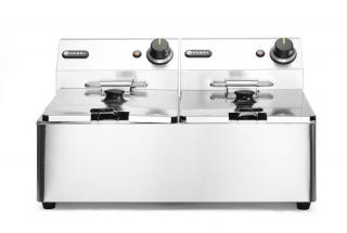 Fritéza Kitchen Line - 2x 6L, HENDI, Kitchen Line, 12L, 230V/6600W, 550x430x(H)305mm