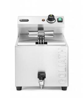Fritéza XL s vypúšťacím kohútikom HENDI GOLIATH, HENDI, 10L, 400V/10200W, 300x585x(H)392mm