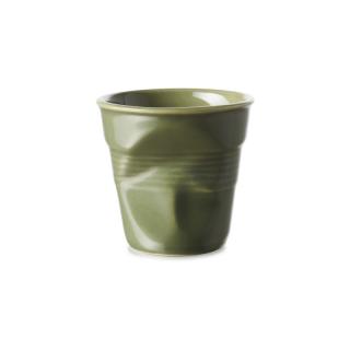 Froissés pohárik 80 ml, khaki