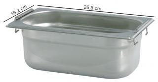 Gastronádoba s úchyty GN 1/4 - hloubka 15 cm (Gastronádoba s úchyty GN 1/4 - hloubka 15 cm)