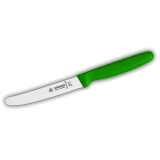 GIESSER | Nůž univerzální, zelený, vroubkované ostří, délka 11 cm