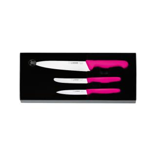 Giesser | Set nožů, růžový – kuchařský, univerzální, Fresh