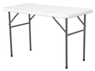 HENDI | cateringový stůl, obdélný, 122x66 cm (Skládací stůl pro rauty, rozměr 122x66 cm)