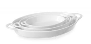 HENDI | Oválný talíř na zapékání, 165x105x(H)30 mm (Zapékací mísa oválná)