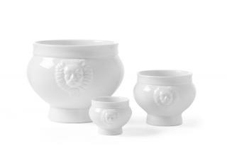 HENDI | Porcelánová mísa Lionhead na polévku, objem 0,125L, ø90x(H)60mm