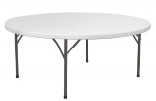 HENDI | stůl cateringový, kulatý, průměr 150 cm, 810996 (Rautový stůl, kulatý, skládací, průměr 150 cm)