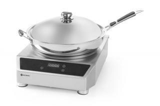 Indukční wok 3500, HENDI, Profi Line, vařič, 230V/3500W, 340x450x(H)120mm