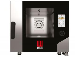 Konvektomat Millennial Touch Screen Gastro s automatickým mycím systémem, 5× GN 1/1 - elektricky ovládaný, elektrický, Tecnoeka, 400V/7800W, 730x849x(H)700mm