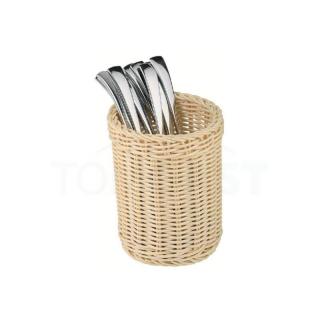 Košík na príbory 12 cm, svetlý